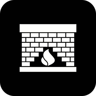 İllüstrasyon Yangın Yeri Simgesi