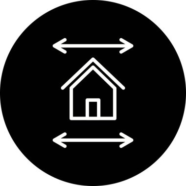 İllüstrasyon Emlak Blueprint simgesi