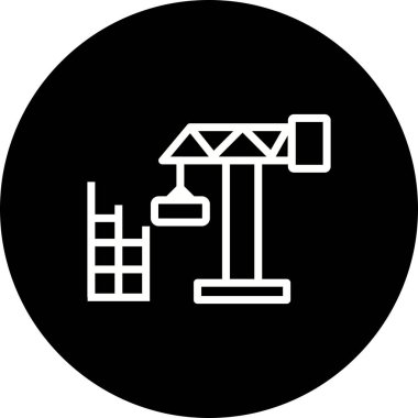 İllüstrasyon İnşaat ev Simgesi