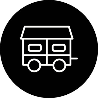 İllüstrasyon Mobil Ev Simgesi