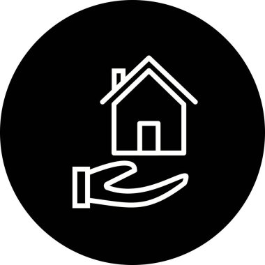 İllüstrasyon Mortgage Simgesi