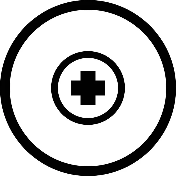 Illustration Krankenhaus Verkehrszeichensymbol — Stockfoto