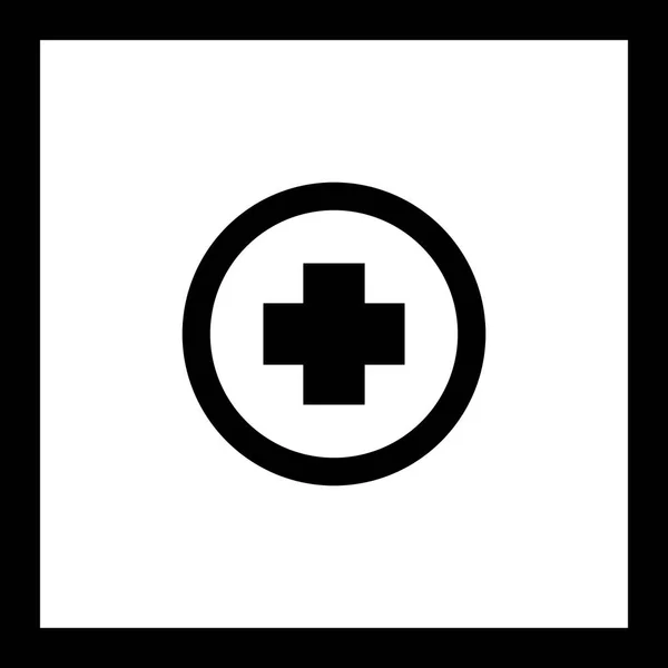 Illustrazione Hospiatal Road Sign Icon — Foto Stock