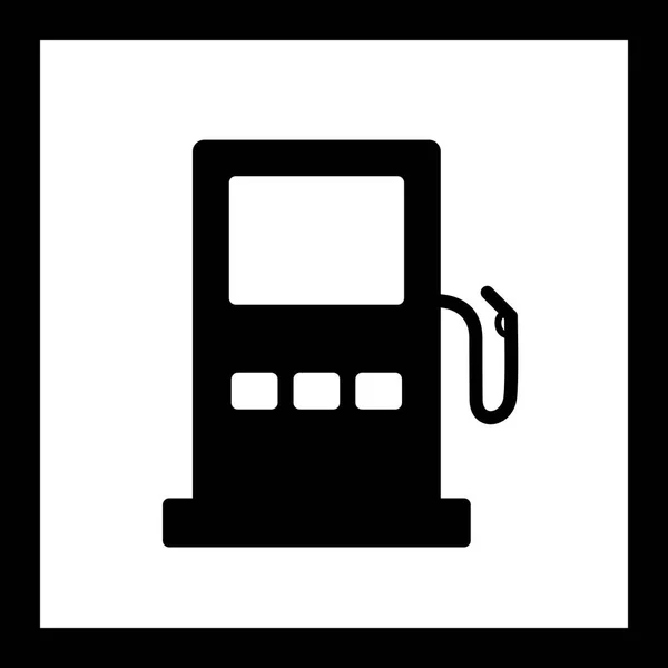 Illustration Tankstelle Verkehrszeichensymbol — Stockfoto