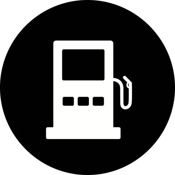 Obrázek čerpací stanice symbol cesty ikona — Stock fotografie