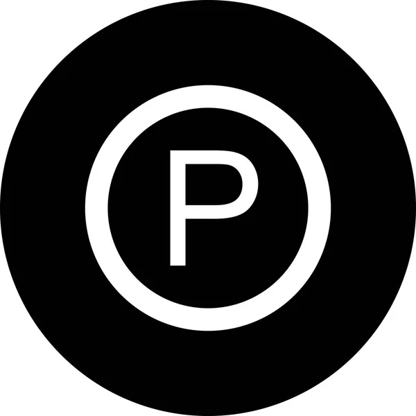 Illustration Parking Icon — Stock Photo, Image