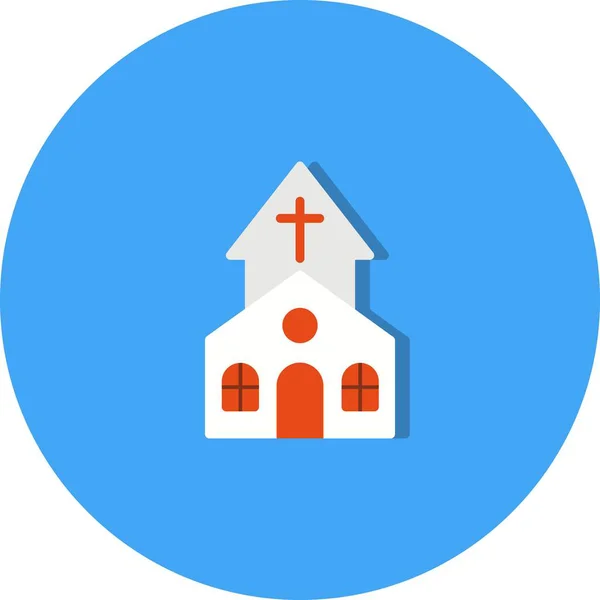 Illustrazione Chiesa Icona — Foto Stock