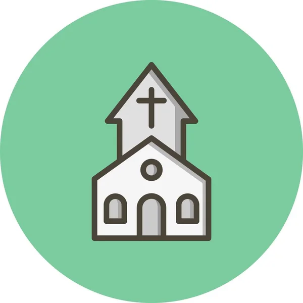 Illustration  Church Icon — Stock Photo, Image