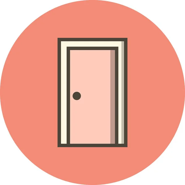 Illustration  Door icon — Stock Photo, Image