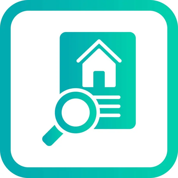 Illustration  Property Search Icon — Stock Photo, Image