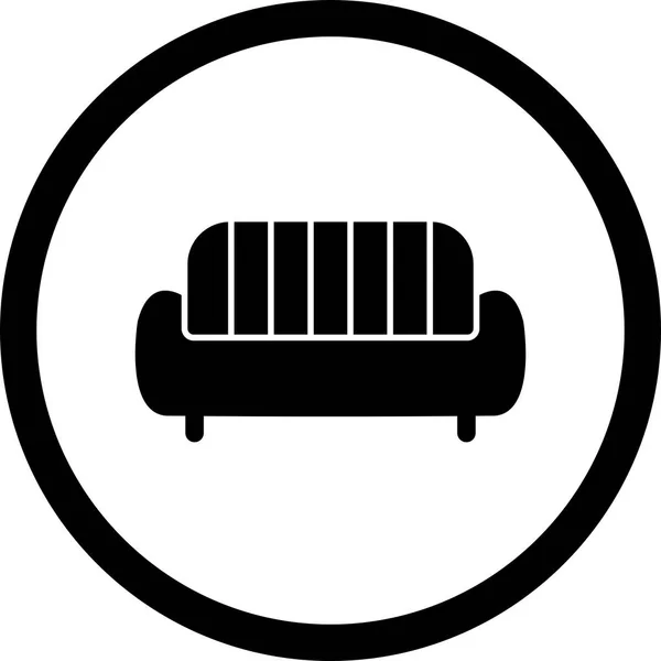 Icono de Sofá de Ilustración —  Fotos de Stock