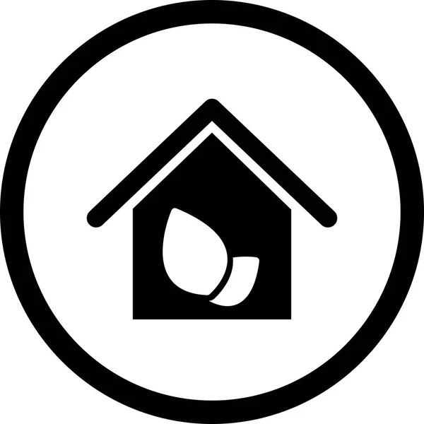 Illustration Icône Eco House — Photo
