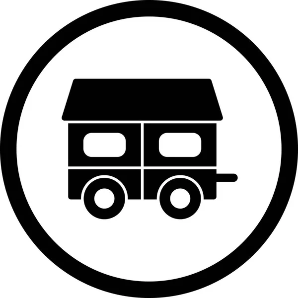 Illustration  Mobile House Icon — Stock Photo, Image