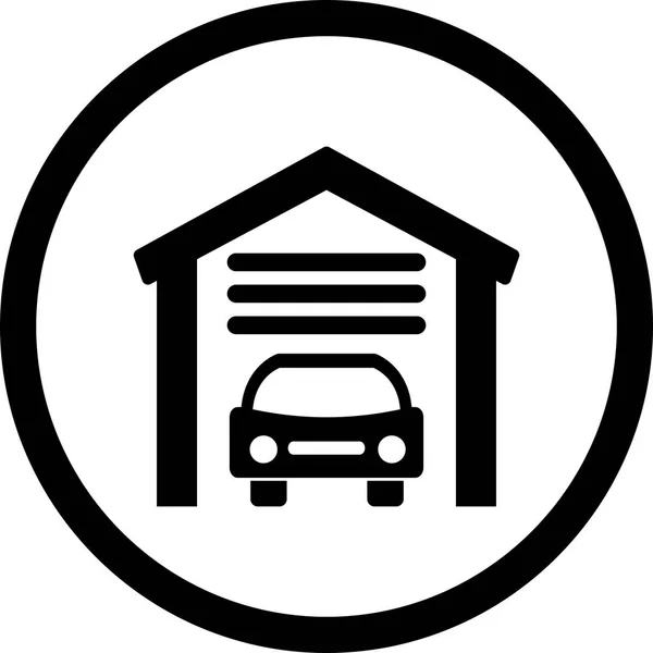 Illustration  Garage Icon — Stock Photo, Image