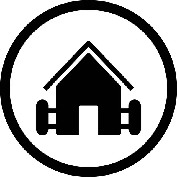 Illustration Farm House Icon — Stock Photo, Image