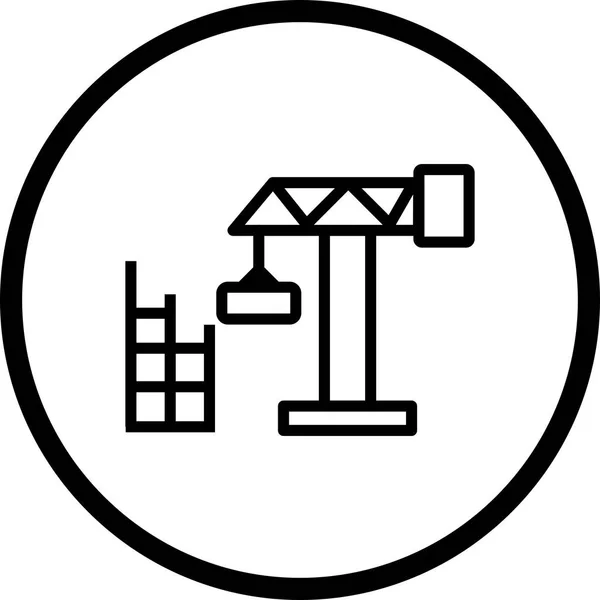 Illustration  Construction house Icon — Stock Photo, Image