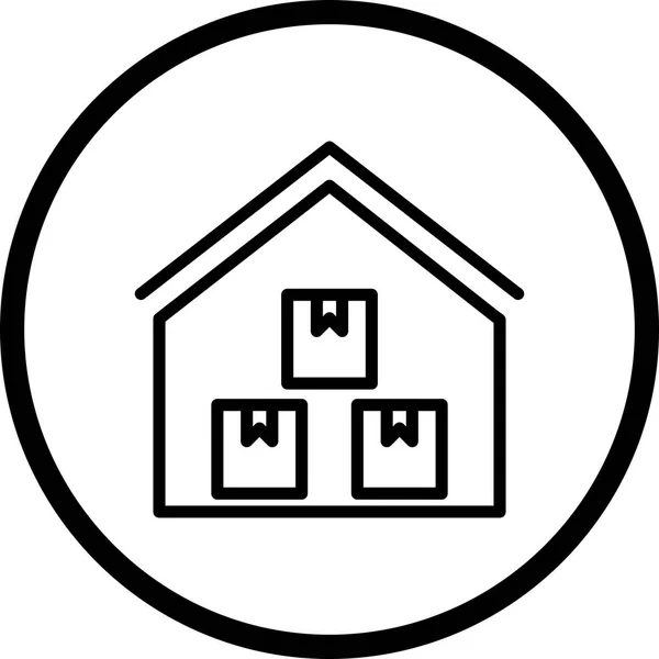 Illustration Lagerhaus-Symbol — Stockfoto