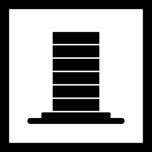 Icono del rascacielos de la ilustración — Foto de Stock