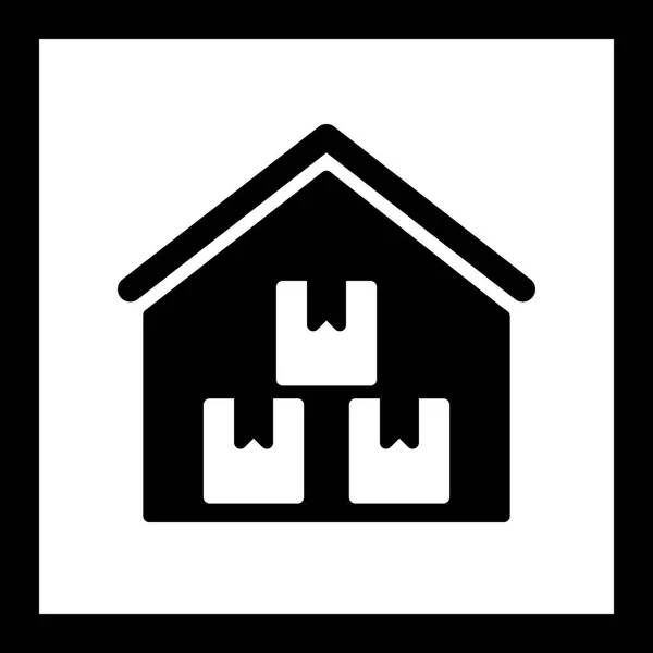 Illustration  Storage Warehouse Icon — Stock Photo, Image