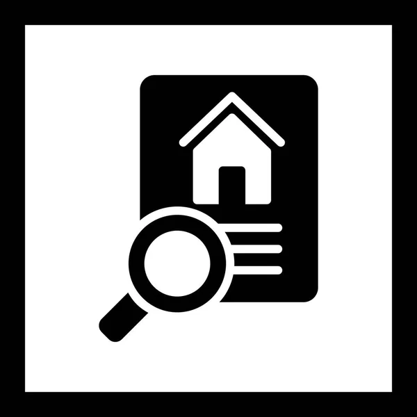 Illustration  Property Search Icon — Stock Photo, Image