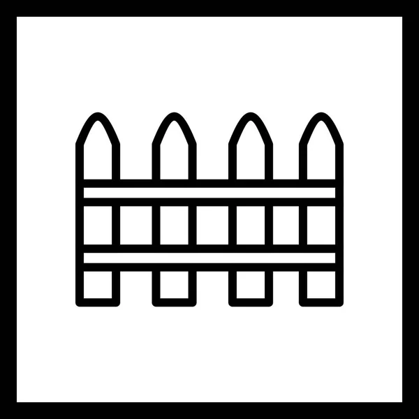 Symbolbild Zaun — Stockfoto