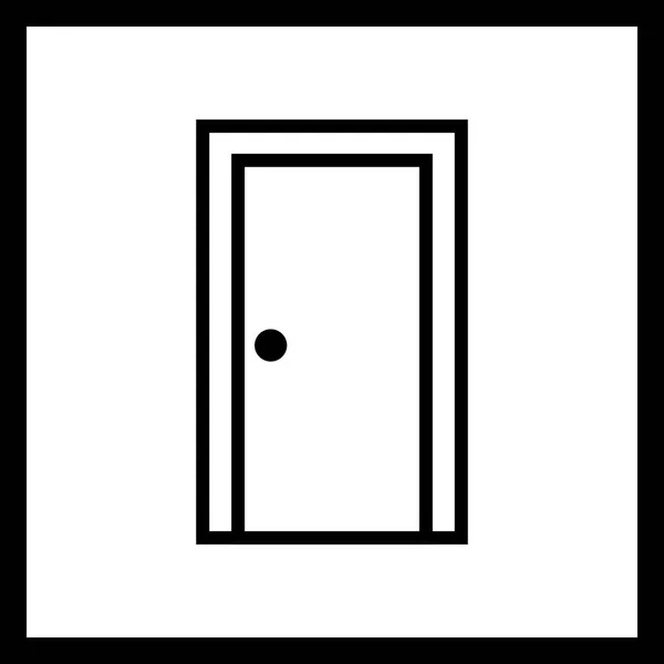 Illustration  Door icon — Stock Photo, Image