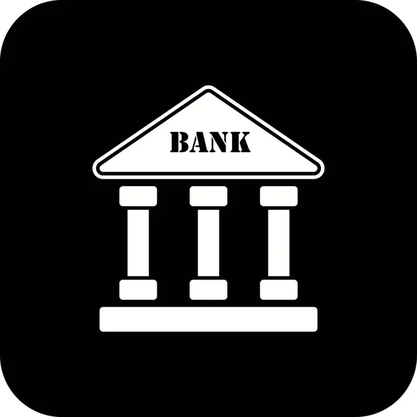 Ícone do Banco de Ilustrações — Fotografia de Stock