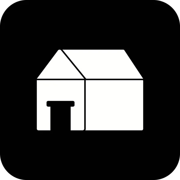 Illustration  Mansion Icon — Stock Photo, Image