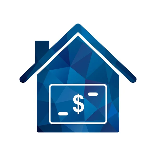 Illustration House Price Icon — Stock Photo, Image