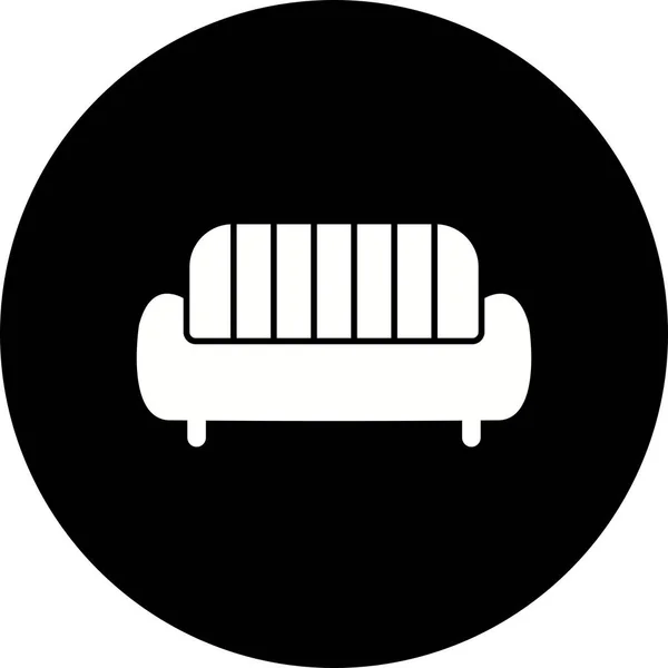 Ilustracja ikona sofa — Zdjęcie stockowe