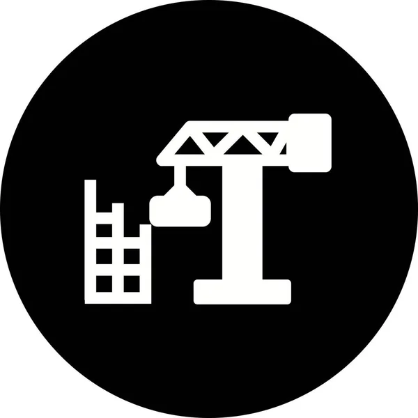 Ilustrace stavební dům ikona — Stock fotografie