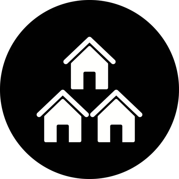 Illustration  Neighborhood Icon — Stock Photo, Image