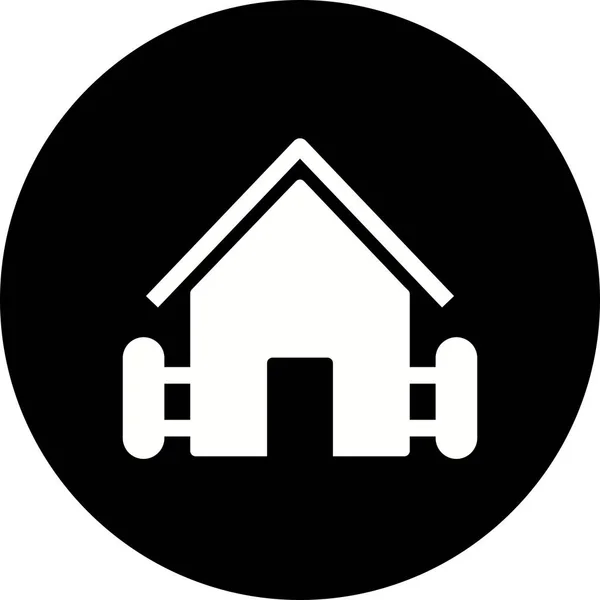 Illustration Farm House Icon — Stock Photo, Image