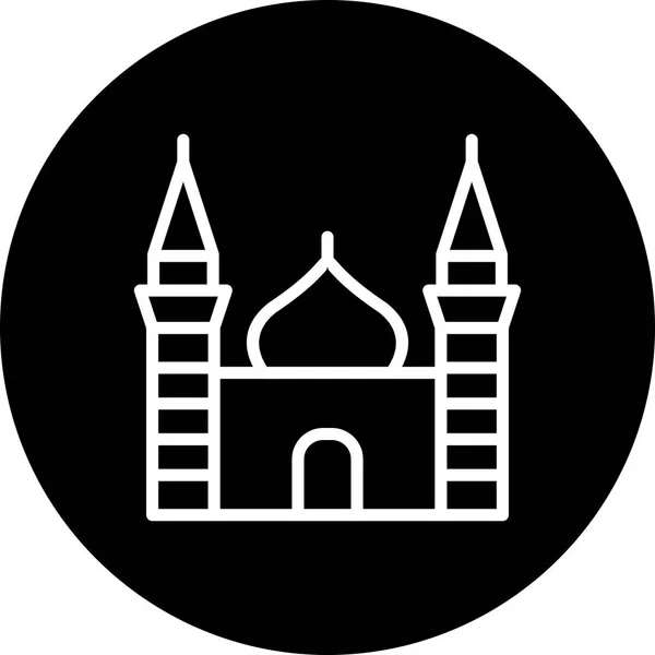Піктограма "мечеть" — стокове фото