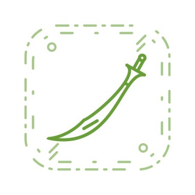 Resimde kılıç simgesi