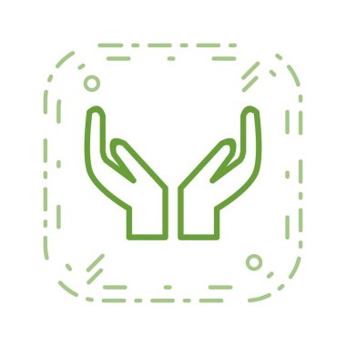  İllüstrasyon dua simgesi