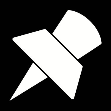 İllüstrasyon pin simgesi           