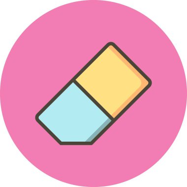 İllüstrasyon silgi simgesi 