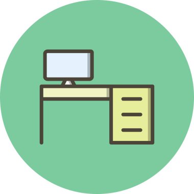 Illustration ofis tablosu simgesi  