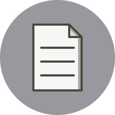 Illustration post it simgesi  