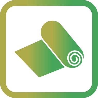 İllüstrasyon kağıt rulo simgesi  