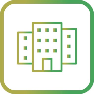 İllüstrasyon Bina Simgesi 