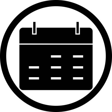 İllüstrasyon Takvim Simgesi          