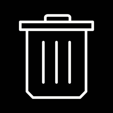 İllüstrasyon Çöp Simgesi  