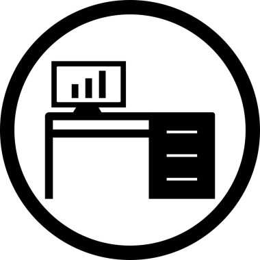 Illustration ofis tablosu simgesi  