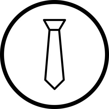 İllüstrasyon kravat simgesi         