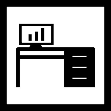 Illustration ofis tablosu simgesi  