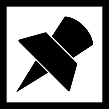 İllüstrasyon pin simgesi           