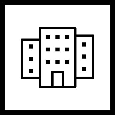 İllüstrasyon Bina Simgesi 