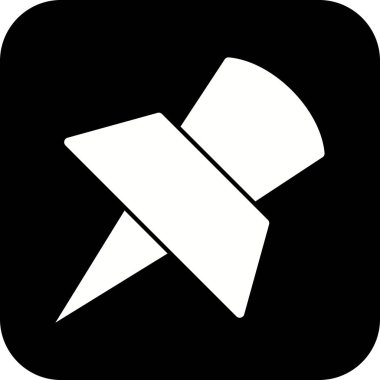 İllüstrasyon pin simgesi           